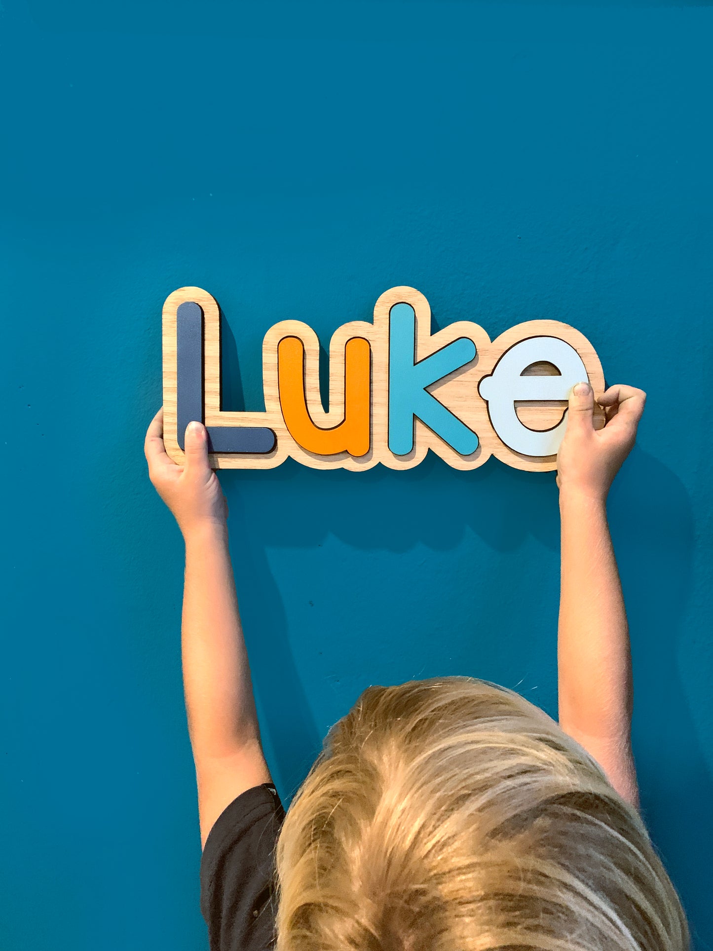 Personalised Name Shape Wooden Puzzle