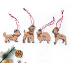 Personalised Pet shaped decorations - designed to a specific pet breed. Eg. yorkie, sausage dog etc