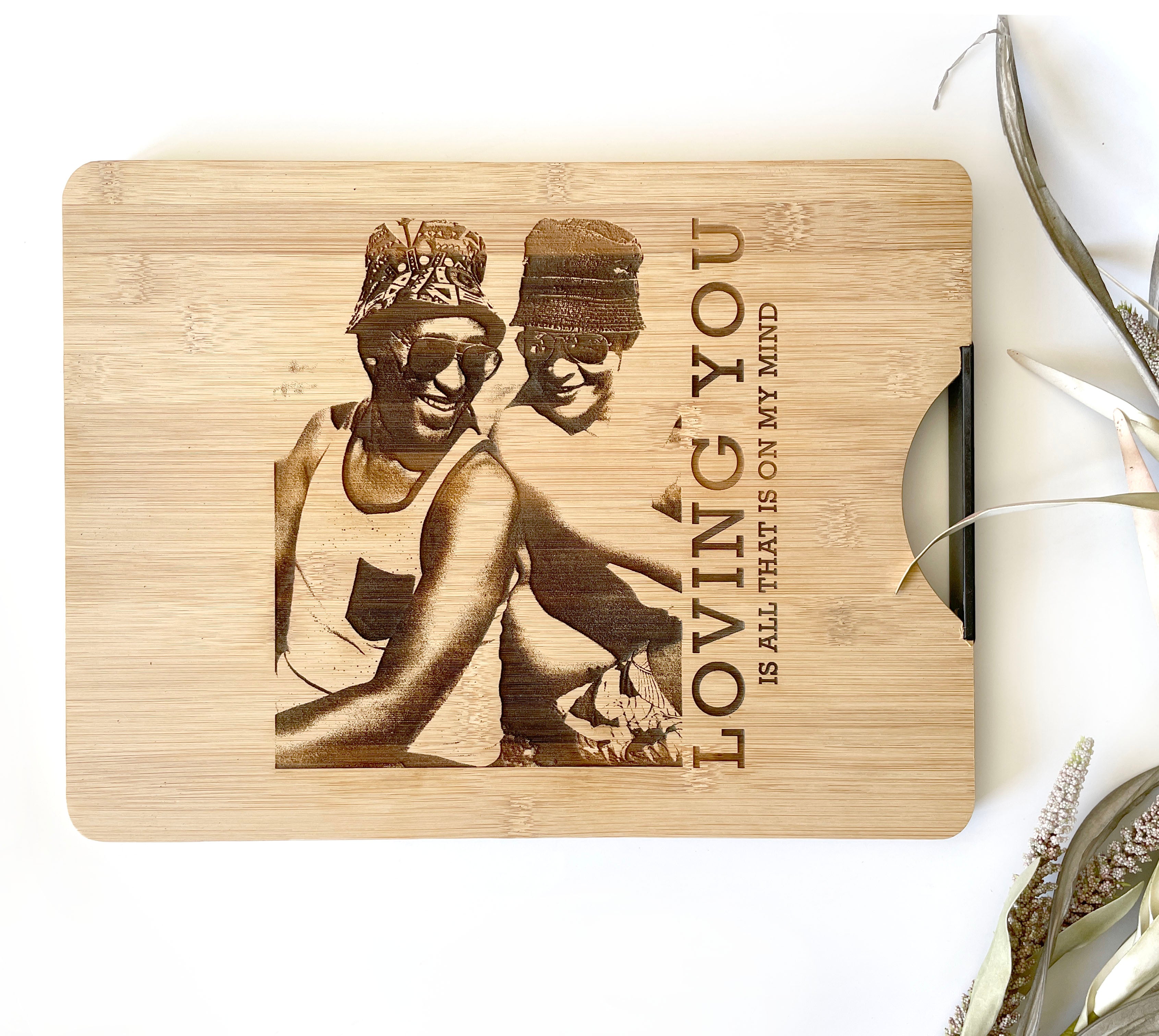 Photo Engraved Personalized Cutting Board