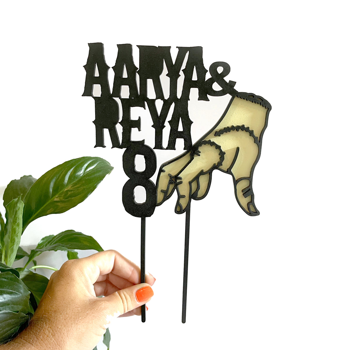 Personalized "Wednesday" Cake Topper